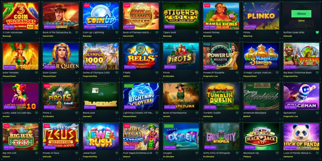 Nitrobet Casino Spiele und Slots